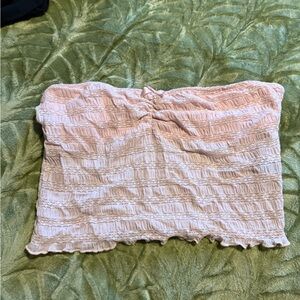 Elegant Pink Lace tube top